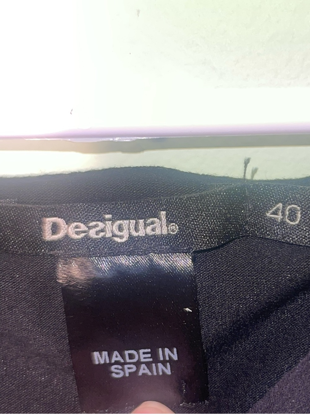 Disigual Asymmetric hemlines dress w/ mandala print. Size 40 (9.5-10 US) GUC - Picture 7 of 8